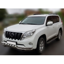 Передняя защита F3-31 (нерж) для Toyota Land Cruiser Prado 150