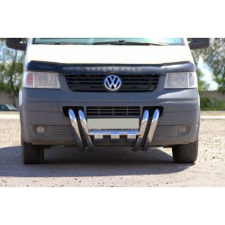 Кенгурятник ST006-15 ноздри (нерж) для Volkswagen T5 Transporter 2003-2010 гг