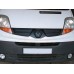 Зимова верхня накладка на решітку 2001-2007, Глянцева для Renault Trafic рр