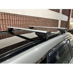 Перемычки на встроенные рейлинги под ключ Wizard V2 (2 шт) 125см, серые для Volkswagen ID.4