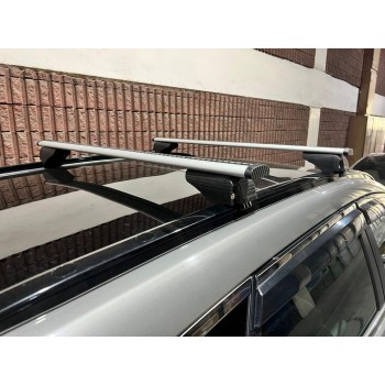 Перемычки на встроенные рейлинги под ключ Wizard V2 (2 шт) 125см, серые для Volkswagen ID.4