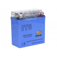 Акумулятор гелевий TTG 12N5L-BS 5АH 119*60*129 мм синій, з індикатором, Active