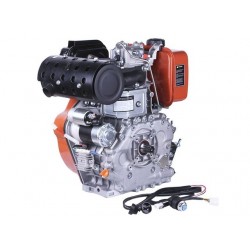 Двигун дизельний 192FE TT AGRO MOTO з електростартером (вихід вала під шліци, 25 мм) 14,8 л.с.