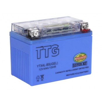 Акумулятор гелевий TTG YTX4L-BS 4AH, 113*70*85 мм синій, з індикатором Акумулятор гелевий TTG YTX4L-BS 4AH, 113*70*85 мм синій, з індикатором