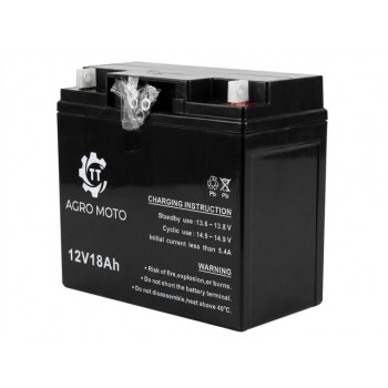 Акумулятор 18АH 12V 181*77*167 мм - OUTDO Акумулятор 18АH 12V 181*77*167 мм - OUTDO