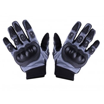 Мотоперчатки MS07 ТАТА (черный с серым текстиль size L)