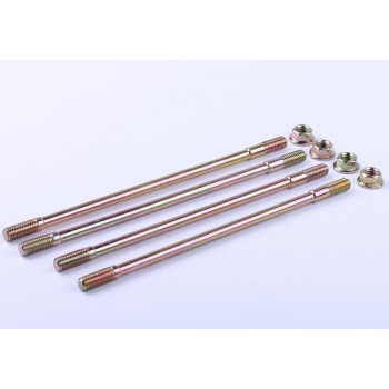 Шпильки + гайки, к-т: 4 шт. - 125/150CC