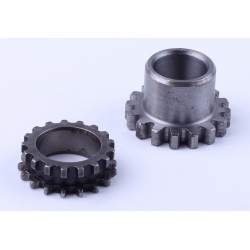 Шестерни коленвала, к-т: 2 шт. - 50CC4T