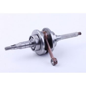 Коленвал с подшипниками 6402 ТАТА на бензиновый двигатель 50CC2T, к-т 2 шт. УЦЕНКА