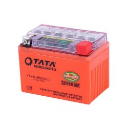 Аккумулятор 4AH-YTX4L-BS OUTDO гелевый 114*70*86mm С ИНДИКАТОРОМ оранжевый