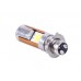 Лампа фары диодная 2 кристалла 3 усика П15Д-25-3 12В 35/35W - LED - АМ
