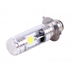 Лампа фары диодная 2 кристалла 3 усика П15Д-25-3 LED - АМ