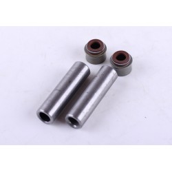 Направляющие клапанов + сальники, к-т на 2 клапана - 186F - Premium