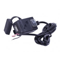 USB зарядка ТАТА для телефона, крепление на руль