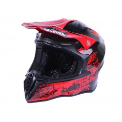 Шлем детский мотоциклетный кроссовый MD-911 VIRTUE (черно-красный, size XS)