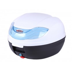 Кофр для мотоцикла задній ТАТА YM-0815P (V-32L) 43×41×32 білий з чорним