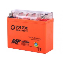 Аккумулятор 7АH MOTO 12N7BL-BS OUTDO гелевый 145*60*130mm оранжевый
