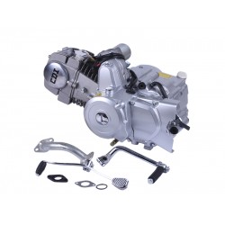 Двигатель бензиновый 125CC ТАТА на мопеды Дельта/Альфа/Актив, механика, электростартер, без карбюратора (тип 2)