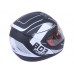 Шолом мотоциклетний закритий VIRTUE MD-803 (чорний з білим матовим, size L)