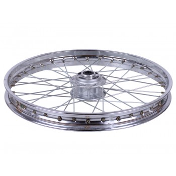 Диск передний ТАТА R21*1.60J на мотоцикл XY200GY-9А, хром