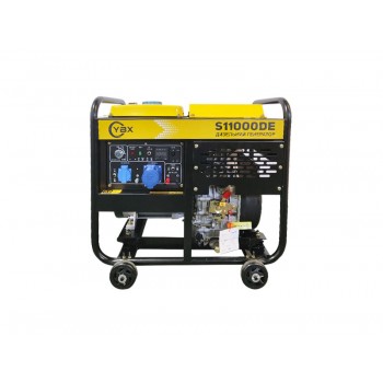 Генератор дизель S11000DE 7.5/7.8KW (однофазный+свеча накала) YBX