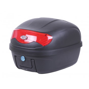 Кофр для мотоцикла задній ТАТА YM-0808 (V- 29L) 39.5×39.5×30.5 чорний з червоним