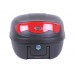 Кофр для мотоцикла задній ТАТА YM-0808 (V- 29L) 39.5×39.5×30.5 чорний з червоним