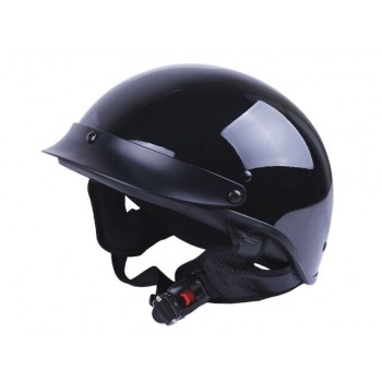 Шлем мотоциклетный VIRTUE MD-513, черный глянцевый, size L